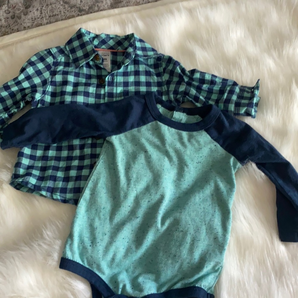 2 baby shirts
